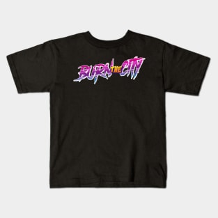 burn the city Kids T-Shirt